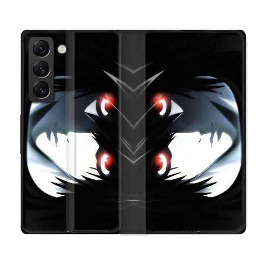 Housse Cuir Portefeuille Pour Samsung Galaxy S22 Plus Manga Death Note L