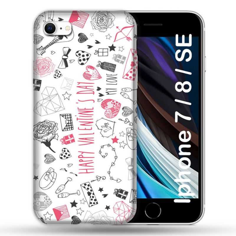 Coque Pour Iphone 7 / 8 / SE (2020 / 2022) Amour Valentines