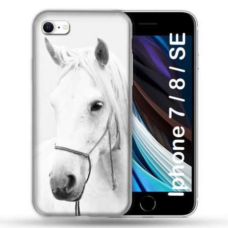 Coque Pour Iphone 7 / 8 / SE (2020 / 2022) Animal Cheval Cristal