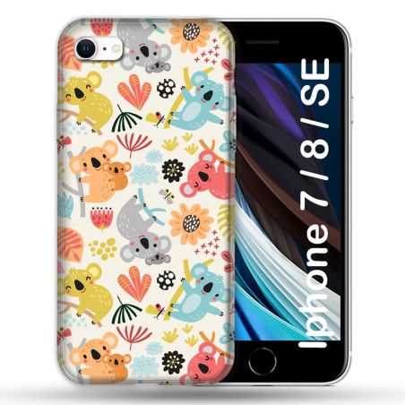 Coque Pour Iphone 7 / 8 / SE (2020 / 2022) Animal Koala Pattern