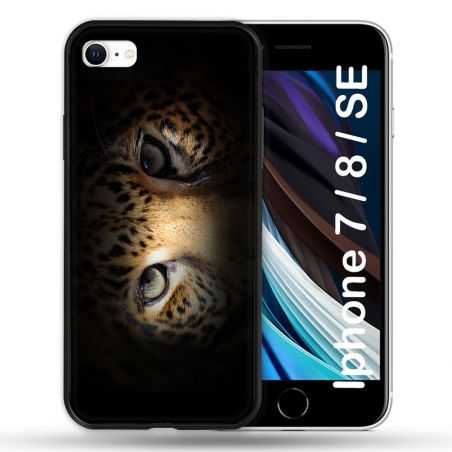 Coque Pour Iphone 7 / 8 / SE (2020 / 2022) Animal Leopard Yeux