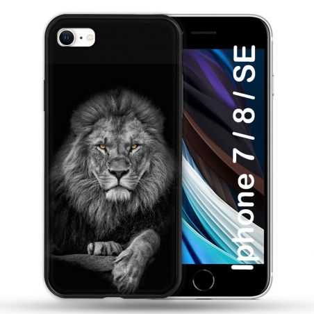 Coque Pour Iphone 7 / 8 / SE (2020 / 2022) Animal Lion Majestueux