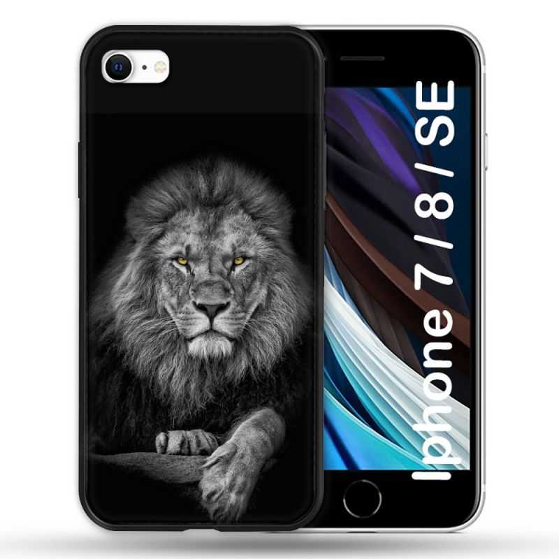 Coque Pour Iphone 7 / 8 / SE (2020 / 2022) Animal Lion Majestueux
