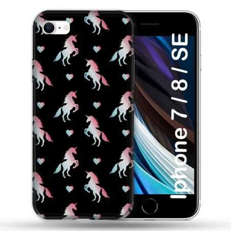Coque Pour Iphone 7 / 8 / SE (2020 / 2022) Fantastique Licorne Pattern