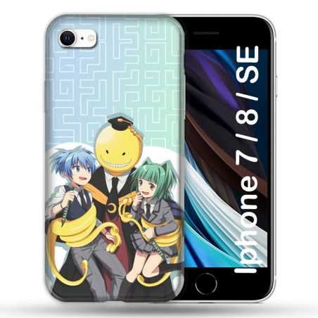 Coque Pour Iphone 7 / 8 / SE (2020 / 2022) Manga Assassination Classroom Kuro Trio