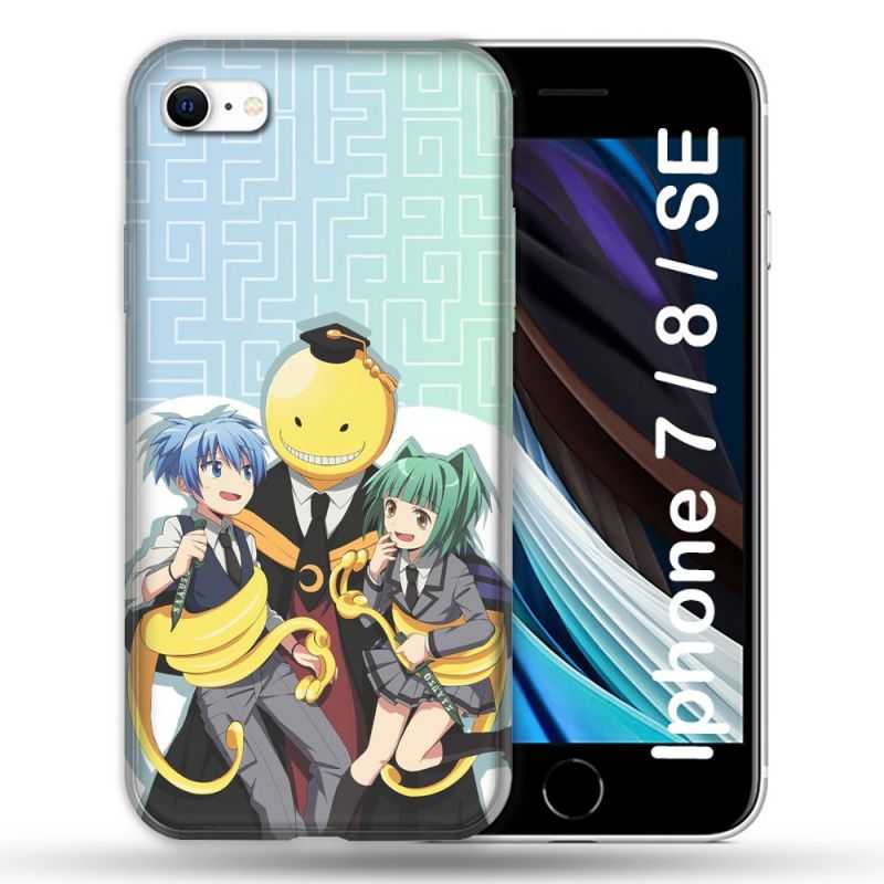 Coque Pour Iphone 7 / 8 / SE (2020 / 2022) Manga Assassination Classroom Kuro Trio