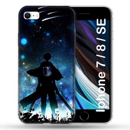Coque Pour Iphone 7 / 8 / SE (2020 / 2022) Manga Attaque Titans Levi