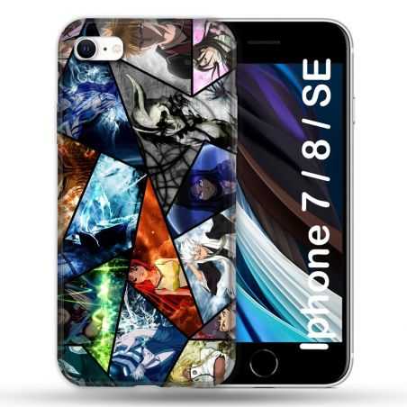 Coque Pour Iphone 7 / 8 / SE (2020 / 2022) Manga Bleach Pele Mele