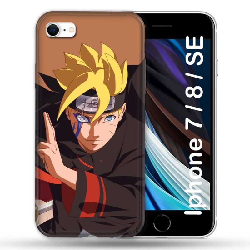 Coque Pour Iphone 7 / 8 / SE (2020 / 2022) Manga Boruto Signe