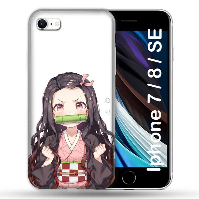 Coque Pour Iphone 7 / 8 / SE (2020 / 2022) Manga Demon Slayer Nezuko