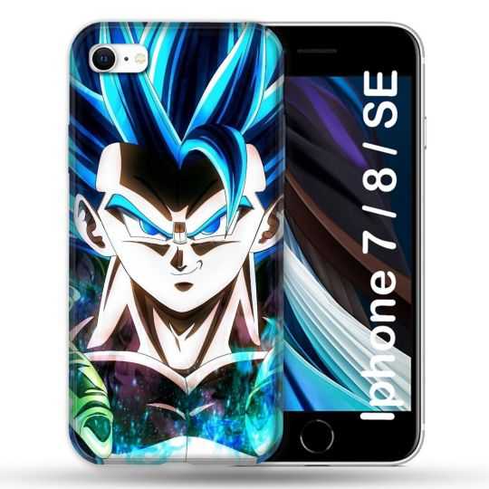 Coque Pour Iphone 7 / 8 / SE (2020 / 2022) Manga Dragon Ball Gogeta Visage
