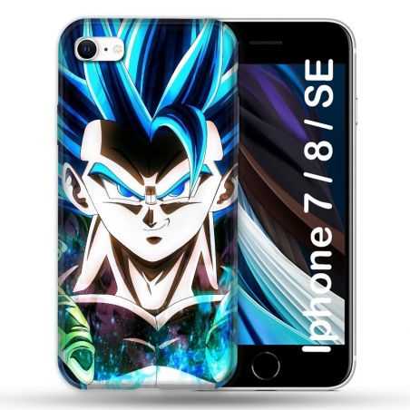 Coque Pour Iphone 7 / 8 / SE (2020 / 2022) Manga Dragon Ball Gogeta Visage