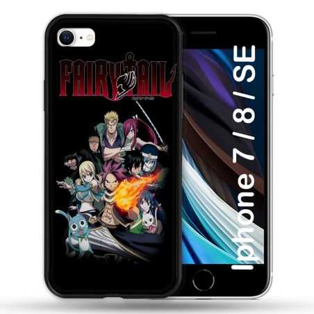Coque Pour Iphone 7 / 8 / SE (2020 / 2022) Manga Fairy Tail Logo Team