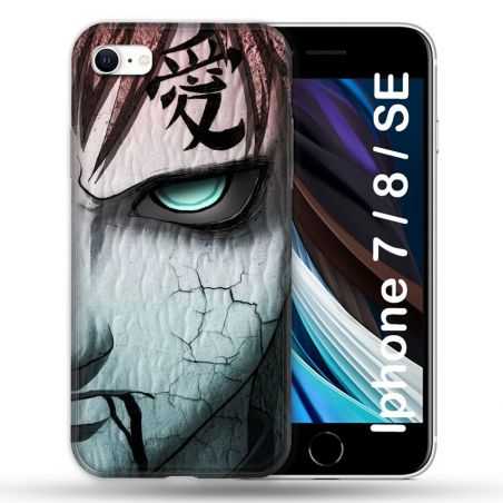 Coque Pour Iphone 7 / 8 / SE (2020 / 2022) Manga Naruto Gaara