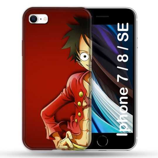 Coque Pour Iphone 7 / 8 / SE (2020 / 2022) Manga One Piece Luffy