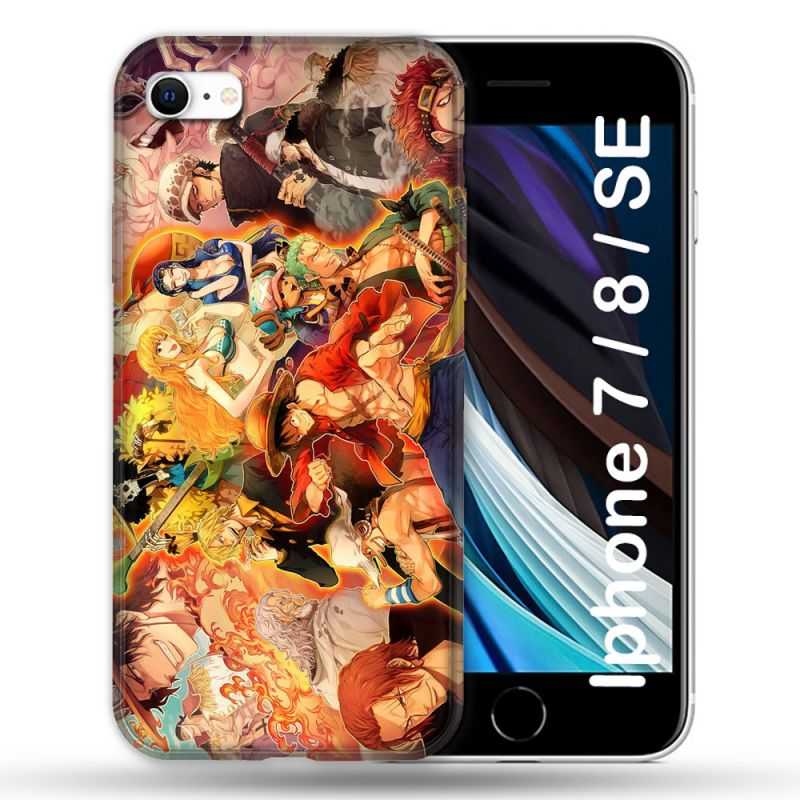 Coque Pour Iphone 7 / 8 / SE (2020 / 2022) Manga One Piece Nakama