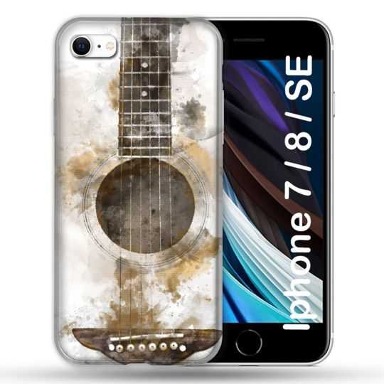 Coque Pour Iphone 7 / 8 / SE (2020 / 2022) Musique Guitare Tag