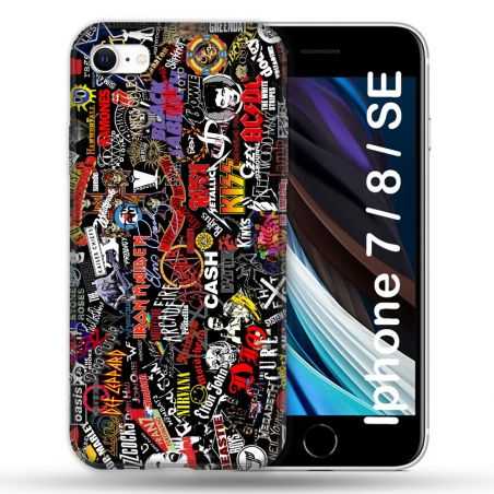 Coque Pour Iphone 7 / 8 / SE (2020 / 2022) Musique Rock Groupe