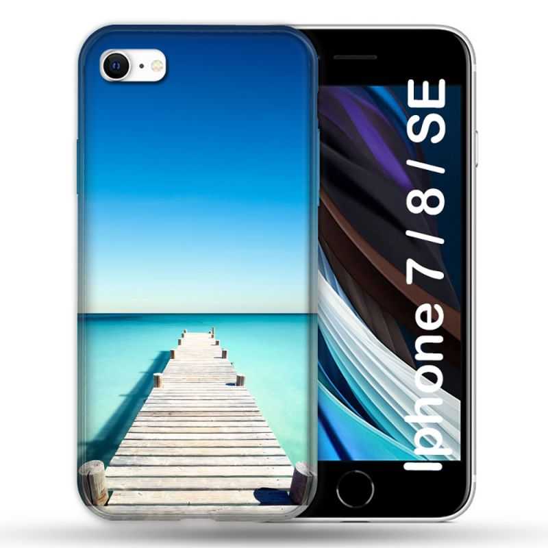 Coque Pour Iphone 7 / 8 / SE (2020 / 2022) Nature Pont Mer