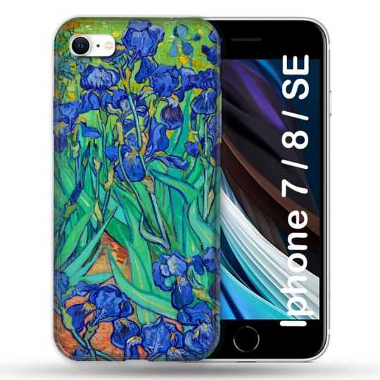 Coque Pour Iphone 7 / 8 / SE (2020 / 2022) Peinture Iris