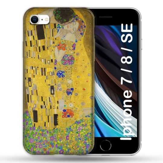 Coque Pour Iphone 7 / 8 / SE (2020 / 2022) Peinture Le Baiser