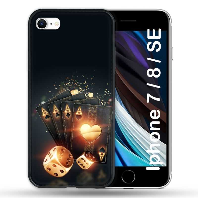 Coque Pour Iphone 7 / 8 / SE (2020 / 2022) Poker Des