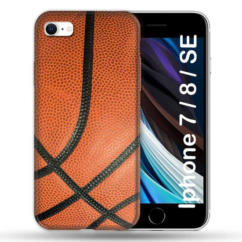 Coque Pour Iphone 7 / 8 / SE (2020 / 2022) Sport Ballon Basket