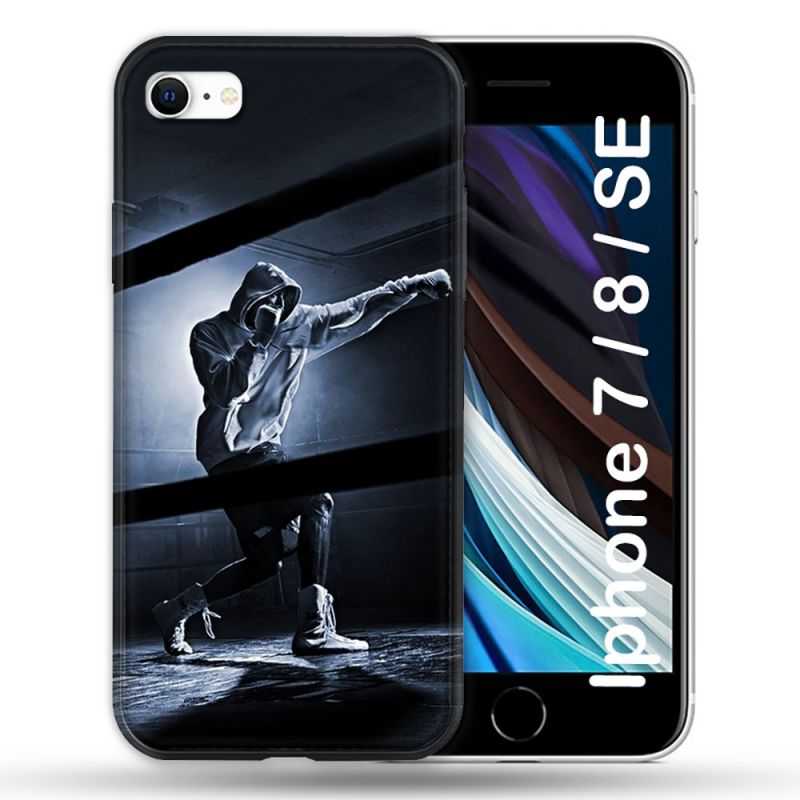 Coque Pour Iphone 7 / 8 / SE (2020 / 2022) Sport Boxe Poing
