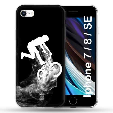 Coque Pour Iphone 7 / 8 / SE (2020 / 2022) Sport VTT Noir