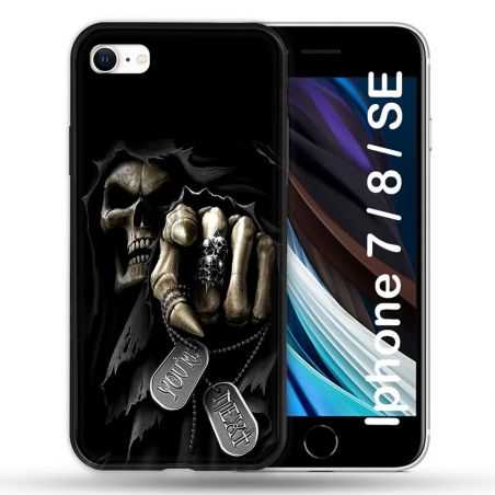 Coque Pour Iphone 7 / 8 / SE (2020 / 2022) Tete de Mort Your Next