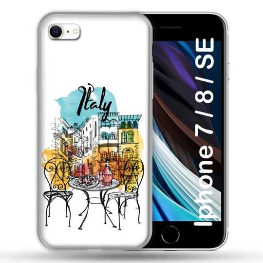 Coque Pour Iphone 7 / 8 / SE (2020 / 2022) Voyage Italie Vintage