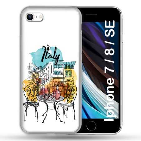 Coque Pour Iphone 7 / 8 / SE (2020 / 2022) Voyage Italie Vintage