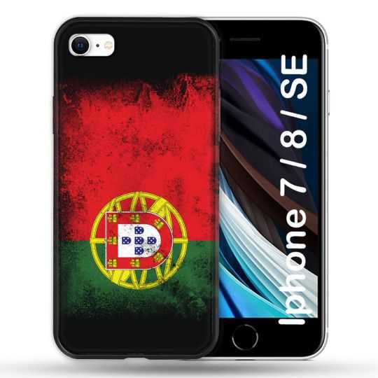 Coque Pour Iphone 7 / 8 / SE (2020 / 2022) Voyage Portugal Drapeau
