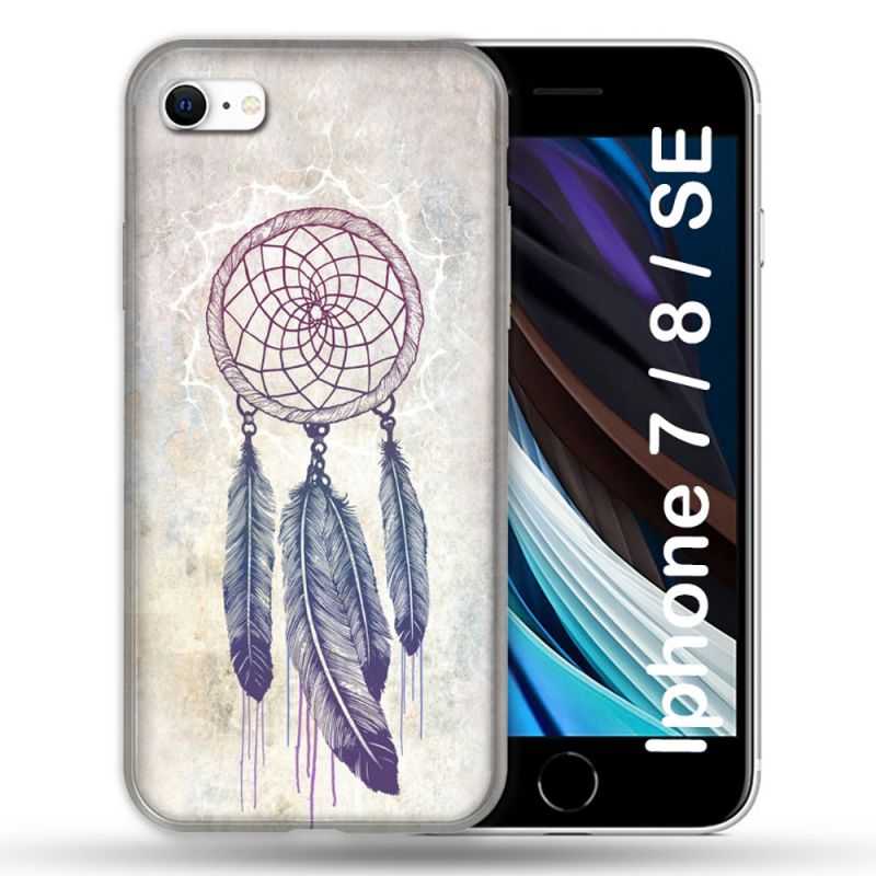 Coque Pour Iphone 7 / 8 / SE (2020 / 2022) Zen Attrape Reve Blanc