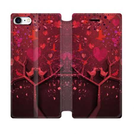 Housse Cuir Portefeuille Pour Iphone 7 / 8 / SE (2020 / 2022) Amour Arbre