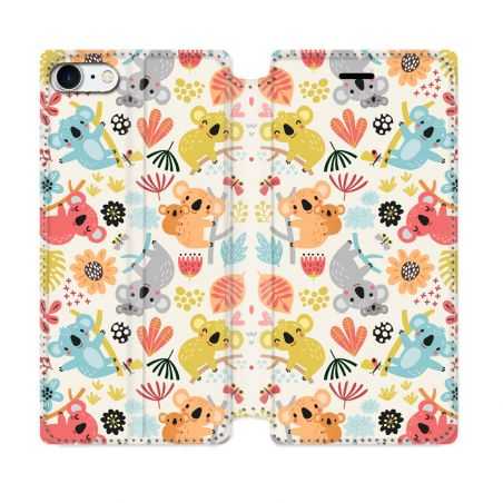 Housse Cuir Portefeuille Pour Iphone 7 / 8 / SE (2020 / 2022) Animal Koala Pattern