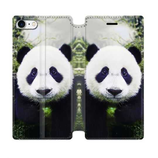 Housse Cuir Portefeuille Pour Iphone 7 / 8 / SE (2020 / 2022) Animal Panda Color