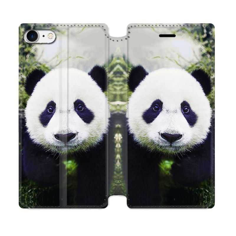 Housse Cuir Portefeuille Pour Iphone 7 / 8 / SE (2020 / 2022) Animal Panda Color