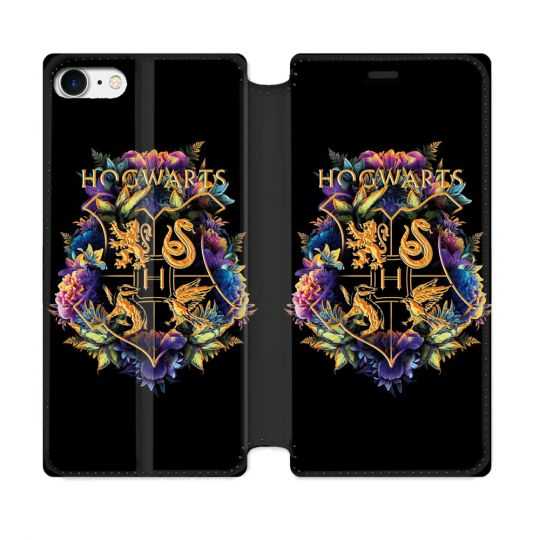 Housse Cuir Portefeuille Pour Iphone 7 / 8 / SE (2020 / 2022) Harry Potter Hogwarts
