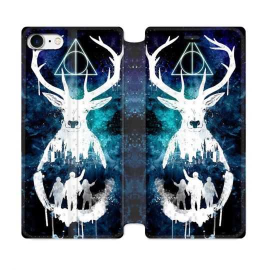 Housse Cuir Portefeuille Pour Iphone 7 / 8 / SE (2020 / 2022) Harry Potter Patronome