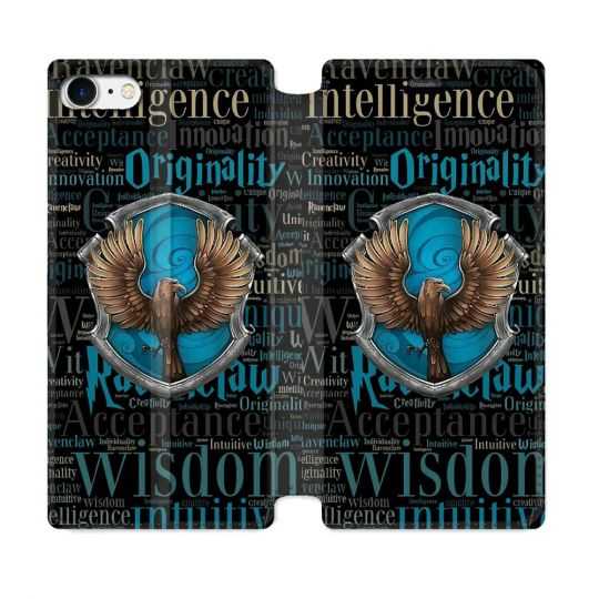 Housse Cuir Portefeuille Pour Iphone 7 / 8 / SE (2020 / 2022) Harry Potter Serdaigle