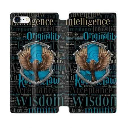 Housse Cuir Portefeuille Pour Iphone 7 / 8 / SE (2020 / 2022) Harry Potter Serdaigle