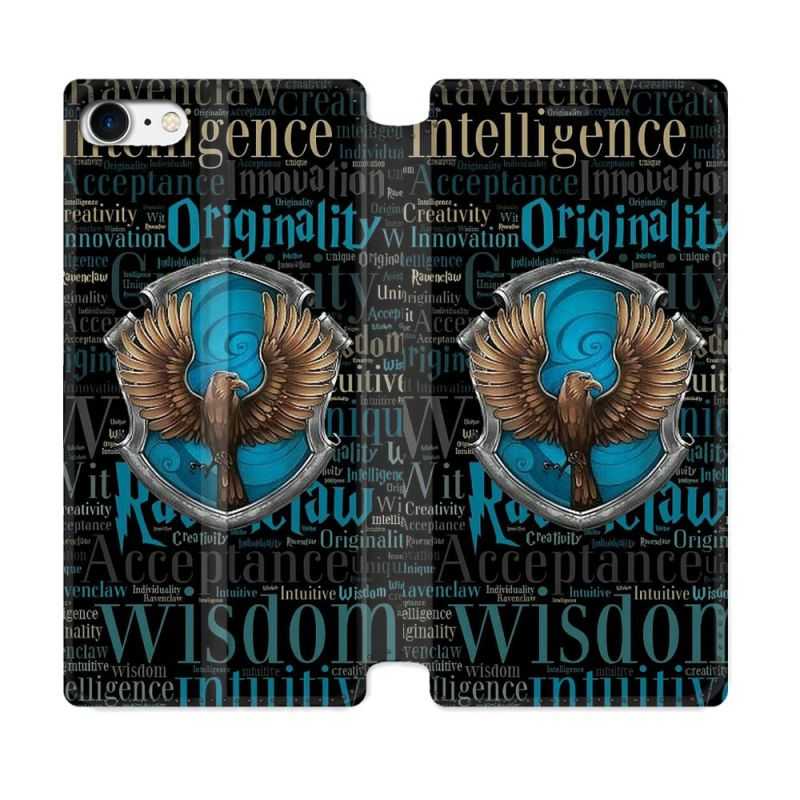 Housse Cuir Portefeuille Pour Iphone 7 / 8 / SE (2020 / 2022) Harry Potter Serdaigle