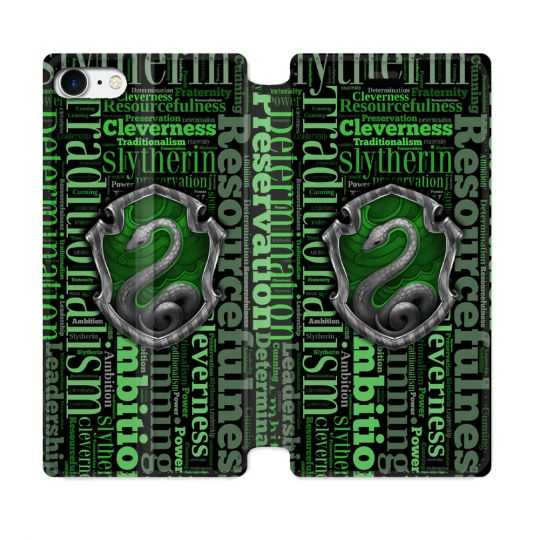 Housse Cuir Portefeuille Pour Iphone 7 / 8 / SE (2020 / 2022) Harry Potter Serpentar