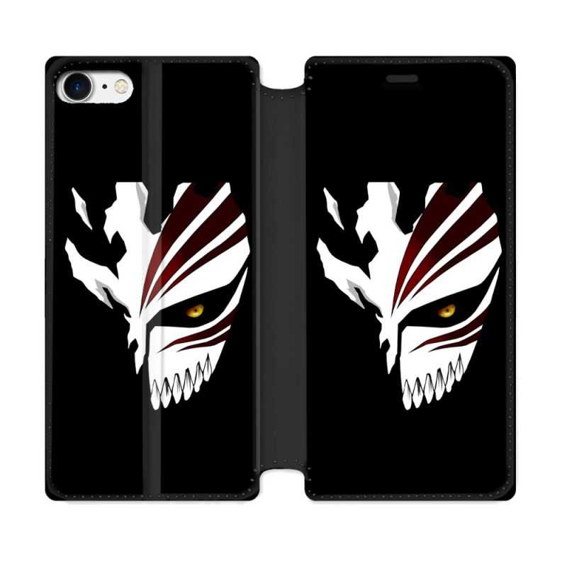 Housse Cuir Portefeuille Pour Iphone 7 / 8 / SE (2020 / 2022) Manga Bleach Masque
