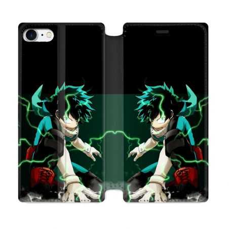 Housse Cuir Portefeuille Pour Iphone 7 / 8 / SE (2020 / 2022) Manga My Hero Academia Deku