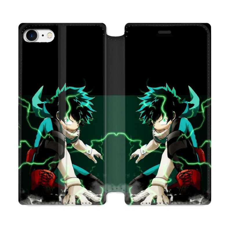 Housse Cuir Portefeuille Pour Iphone 7 / 8 / SE (2020 / 2022) Manga My Hero Academia Deku