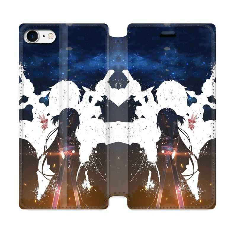 Housse Cuir Portefeuille Pour Iphone 7 / 8 / SE (2020 / 2022) Manga SAO sword Art Online Asuna