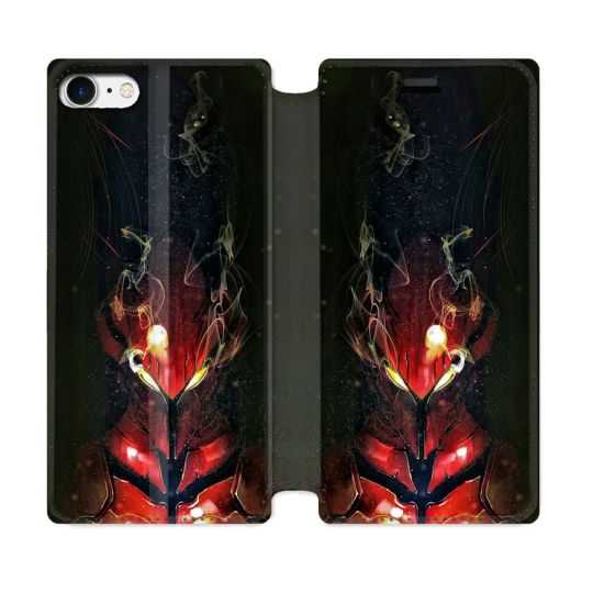 Housse Cuir Portefeuille Pour Iphone 7 / 8 / SE (2020 / 2022) Manga Solo Leveling Igris