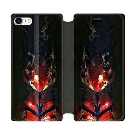 Housse Cuir Portefeuille Pour Iphone 7 / 8 / SE (2020 / 2022) Manga Solo Leveling Igris